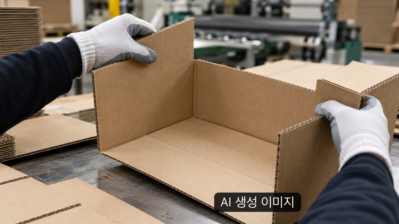 기사 주제를 설명하는 일반적인 포장·제지 소재 개념 장면. 해당 업체 실제 사진이 아님
