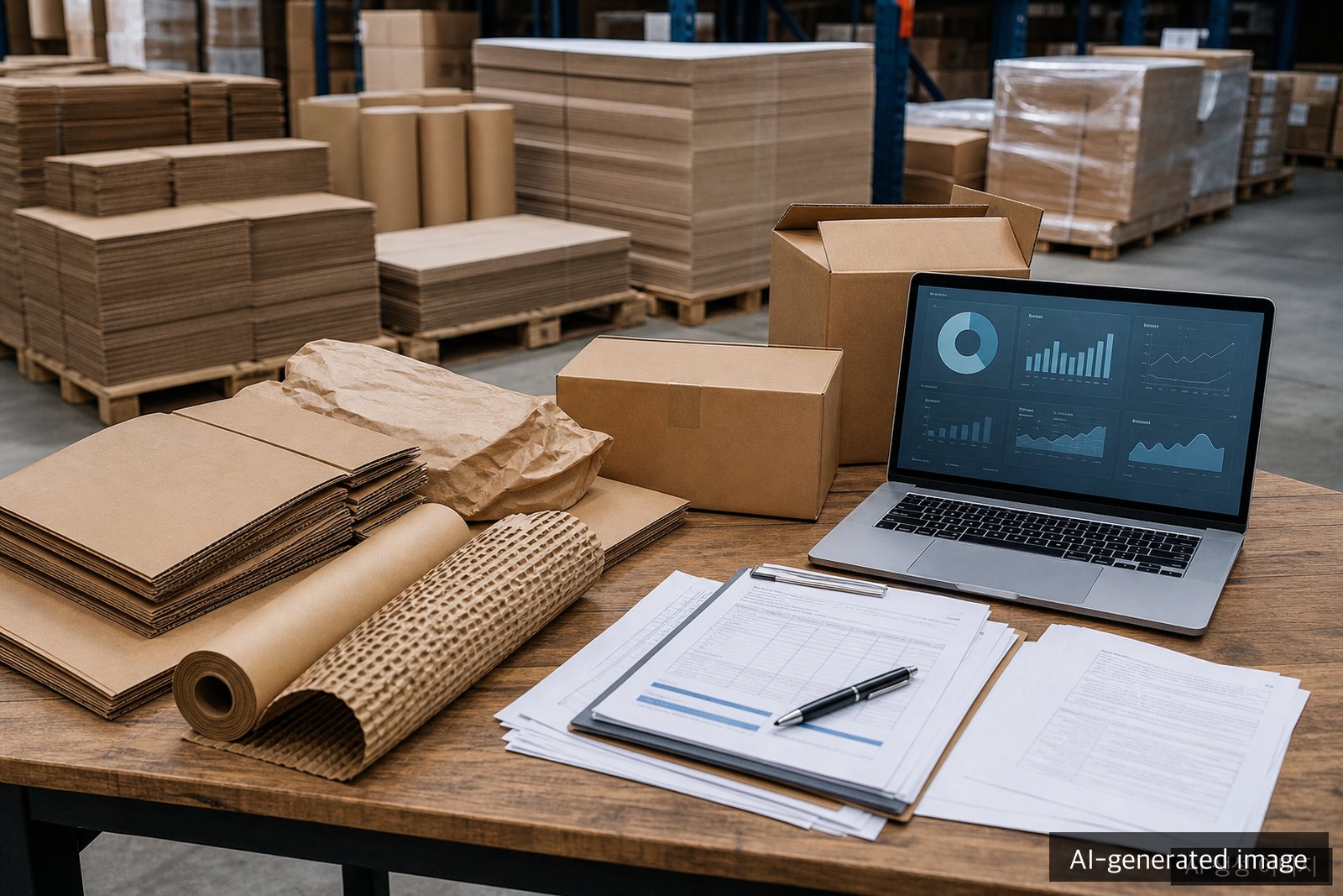 Export packaging documents and packaging samples under review in a workspace
