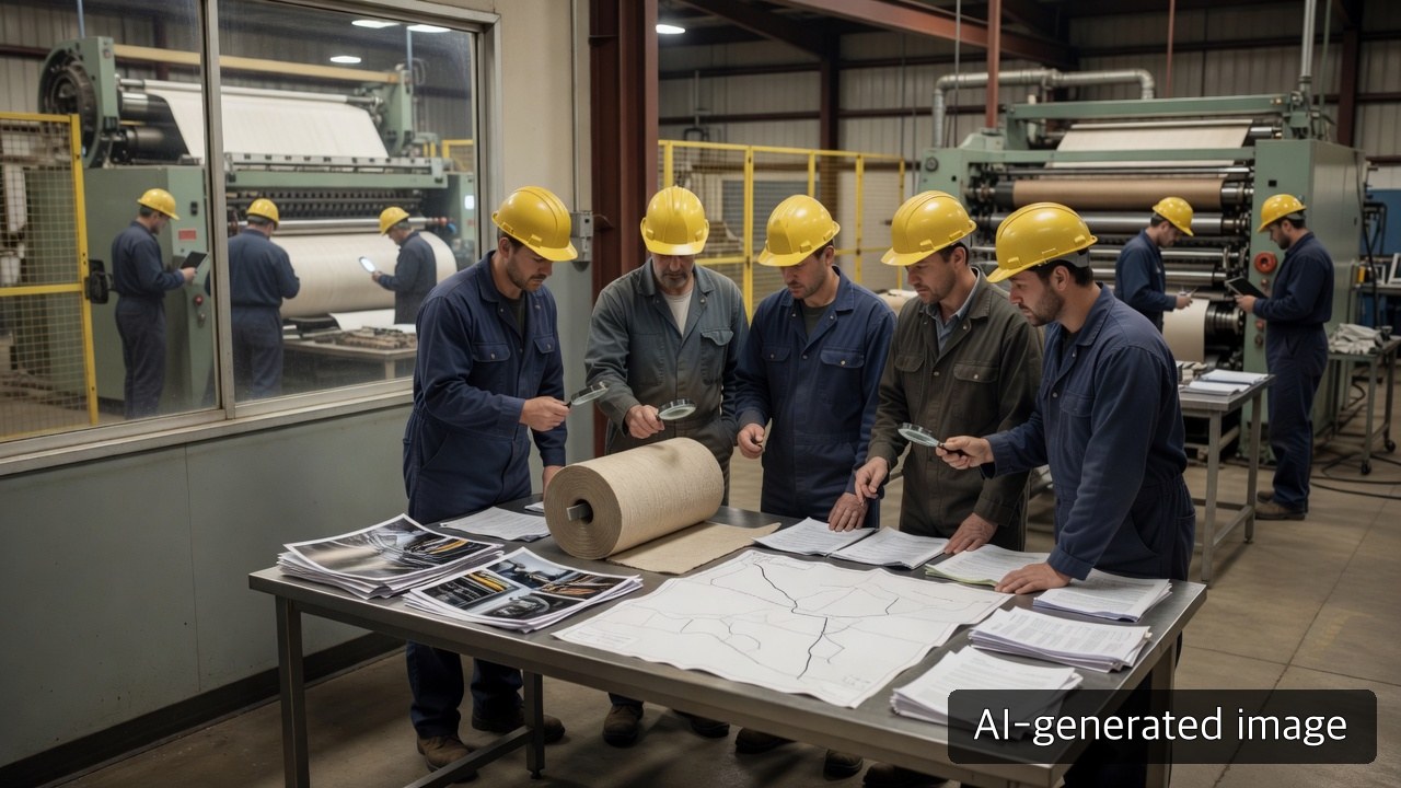 Illustrative cross-functional review of raw material, equipment evidence, POs and alternate sourcing after a mill incident