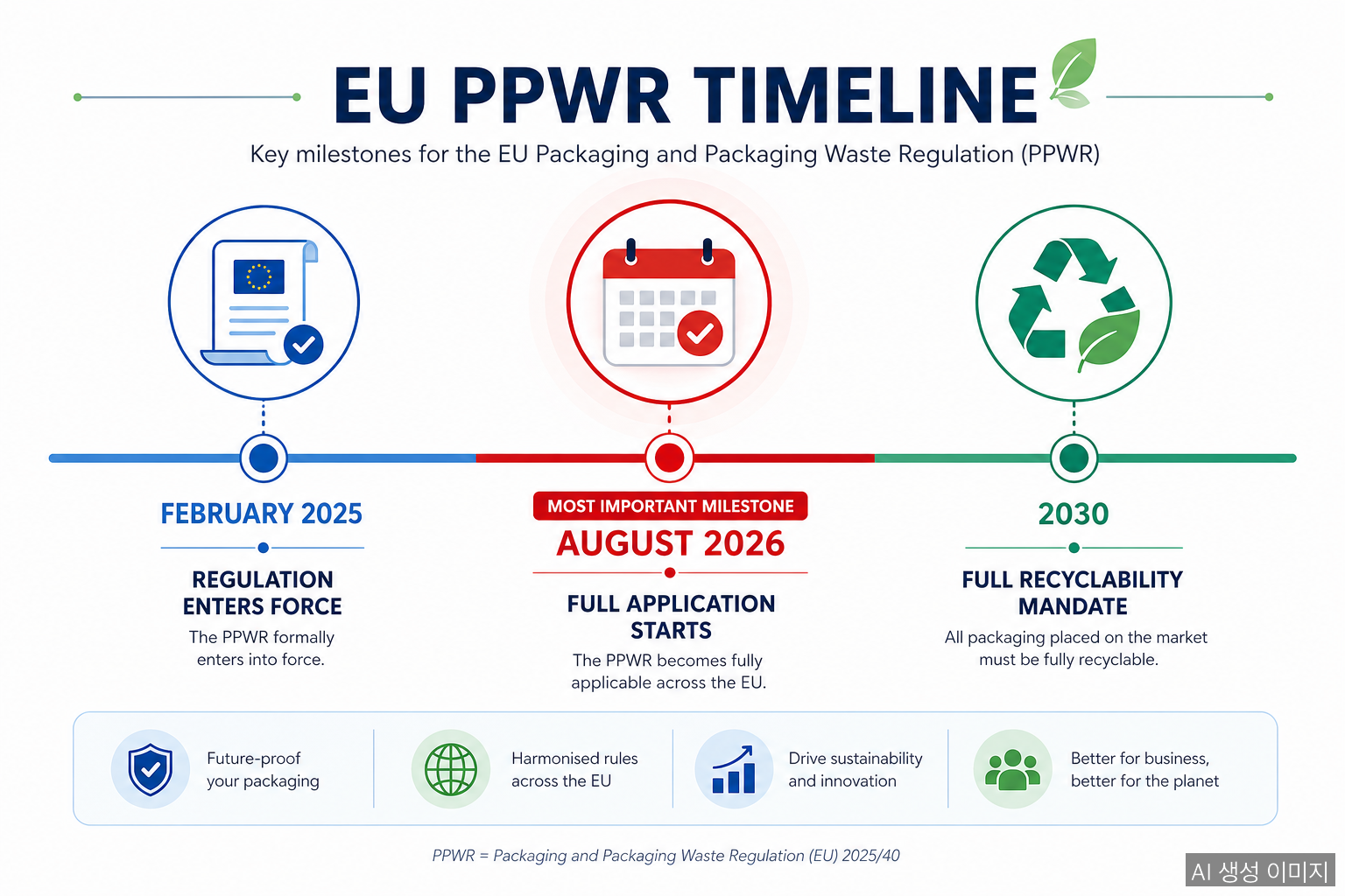 EU PPWR key requirements and timeline