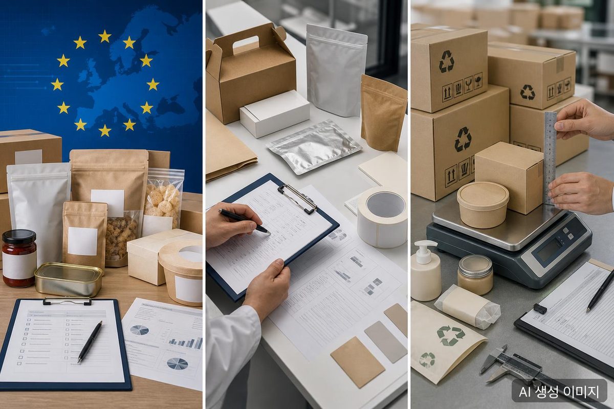 K-food export packaging PPWR checklist