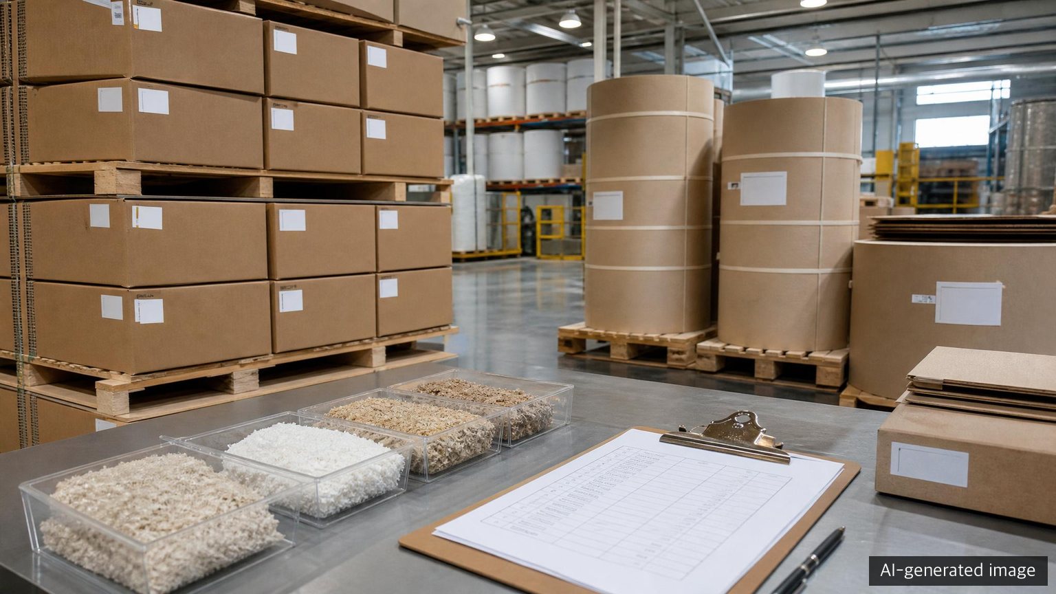 Paper packaging supply chain traceability documents for EUDR