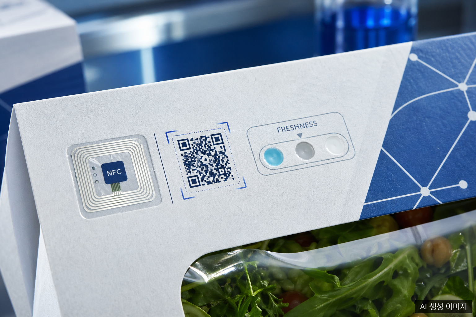 NFC RFID QR 스마트 포장 신선도 지시기