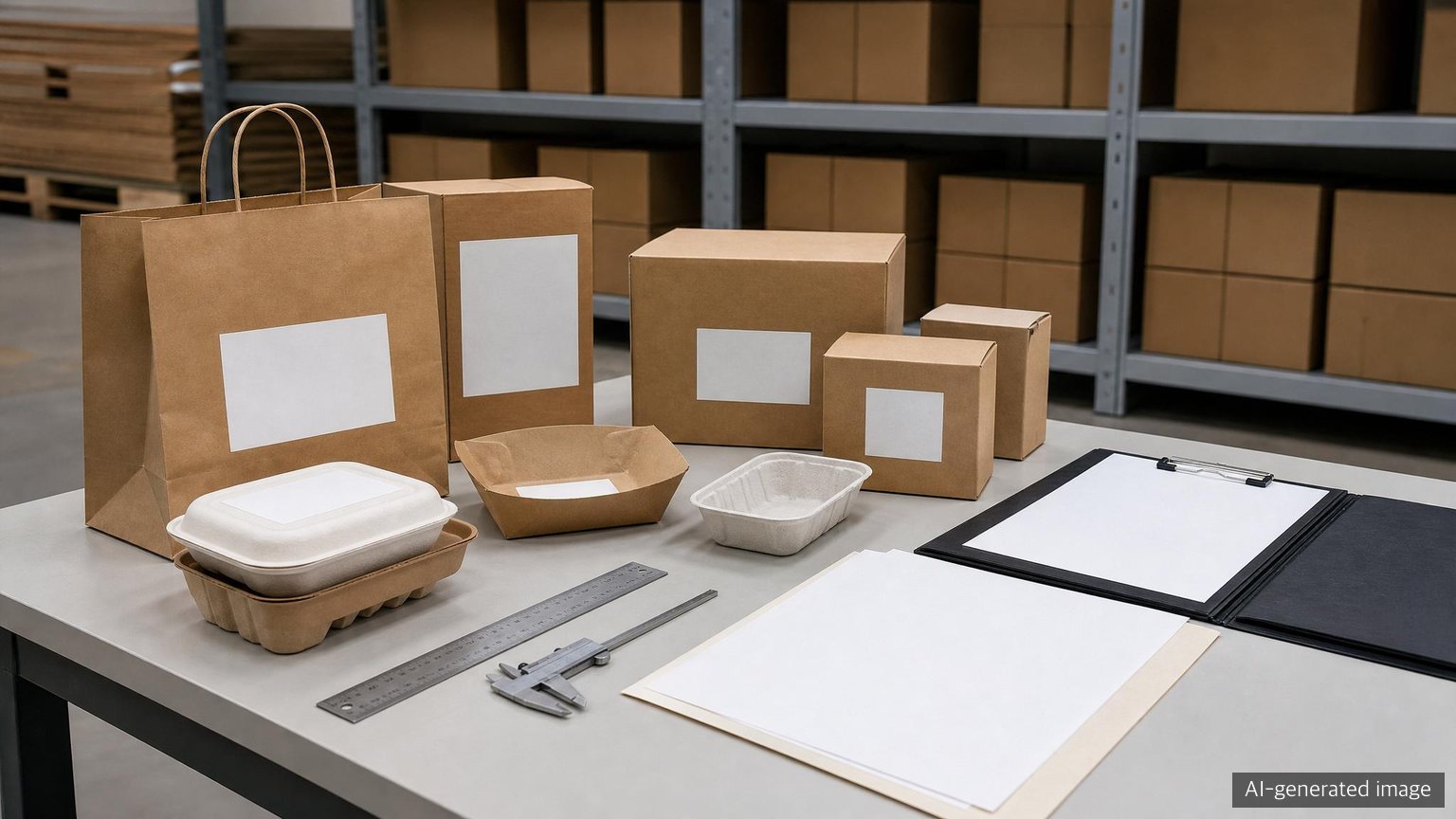 Packaging samples and recycling document review for Japan export