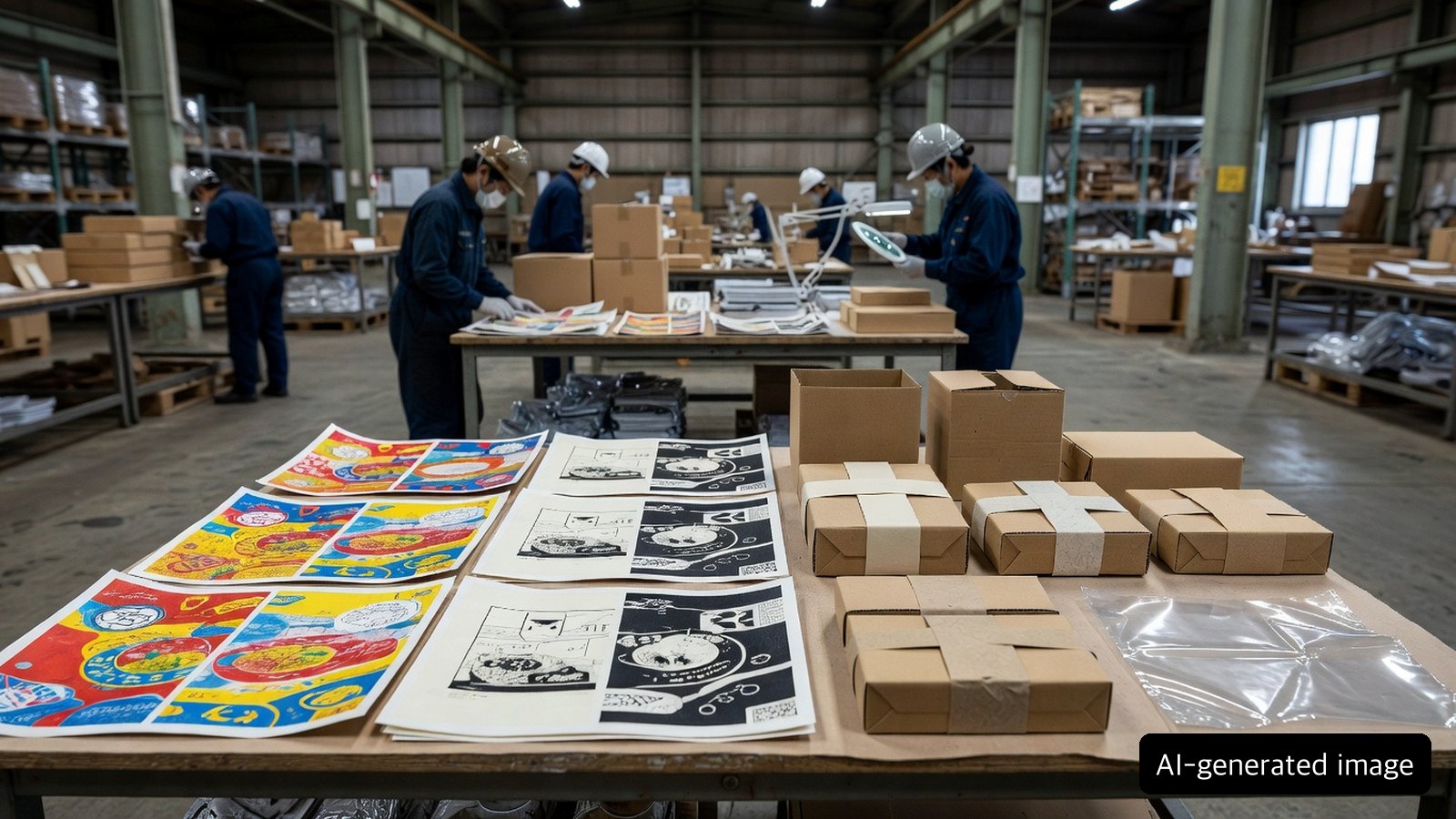 Japanese food packaging specification review with reduced print colors and paper alternatives