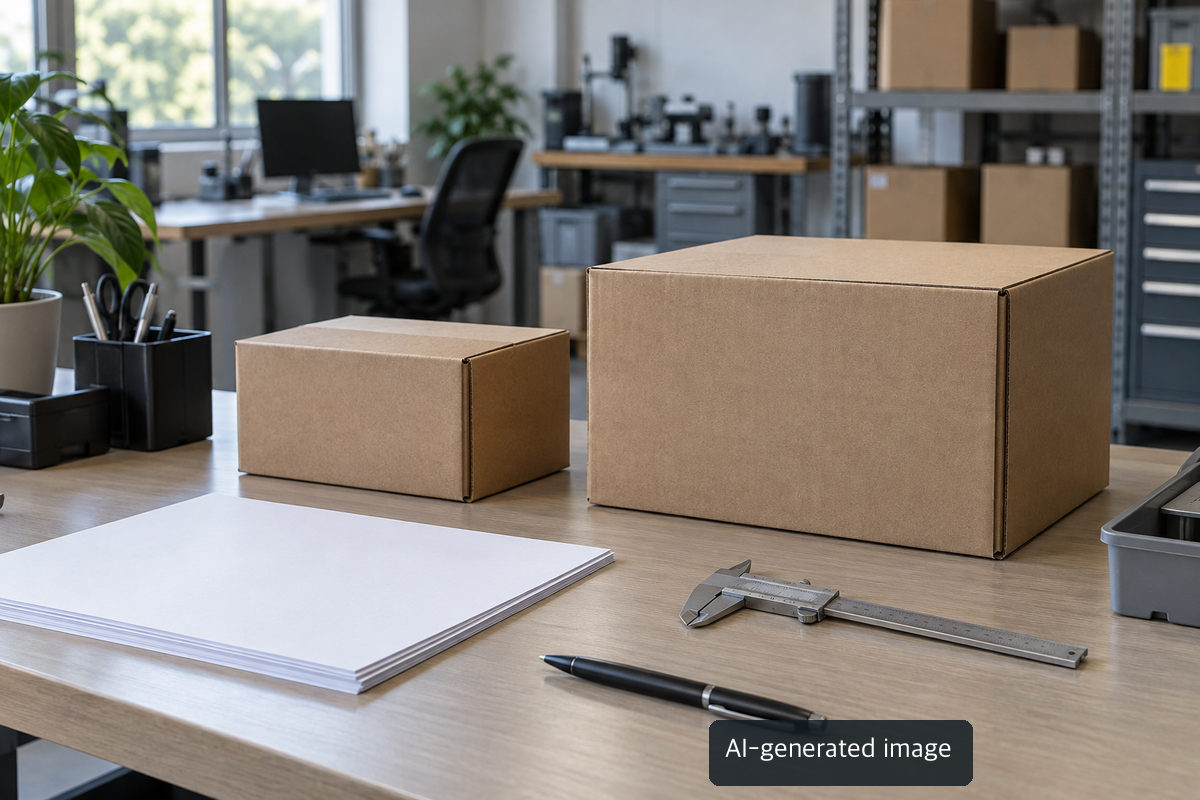 Conceptual packaging-specification review, not an actual KEA document or event photograph