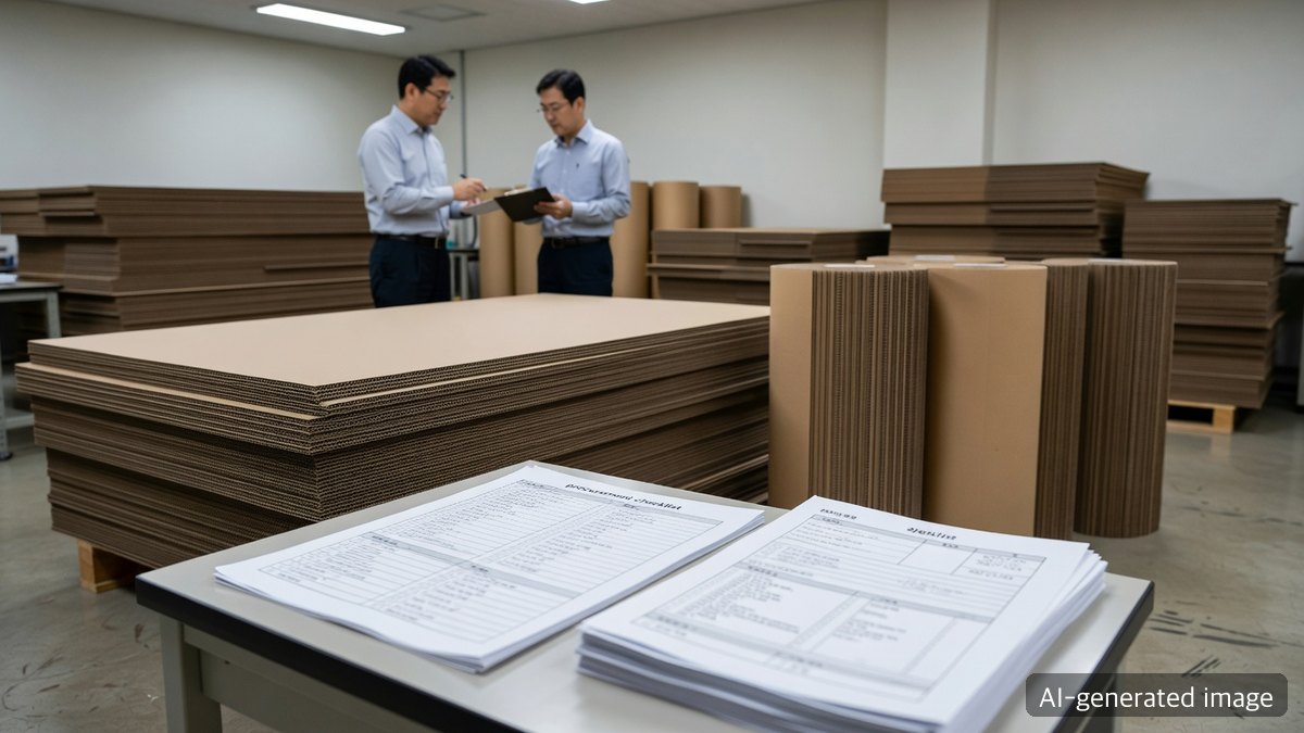 Corrugated packaging supplier evaluation and warehouse stability review