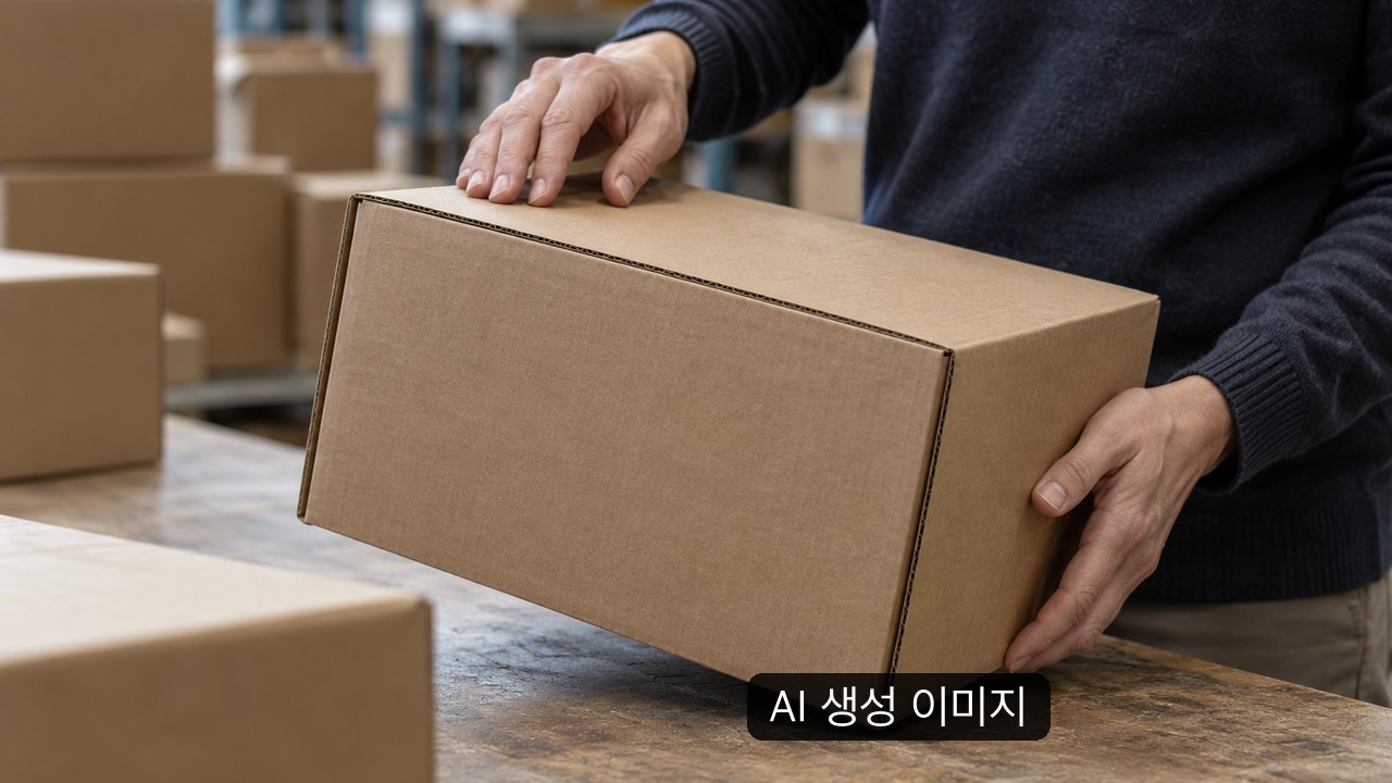 기사의 확인 항목을 설명하는 일반 포장재 개념 장면. 실제 제품 사진이 아님