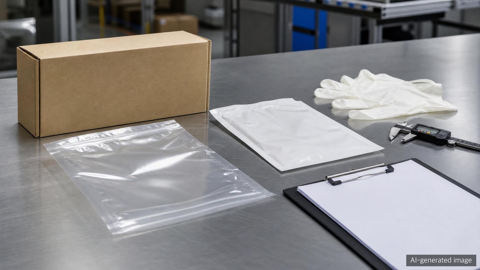 Food packaging structure and inner packaging samples