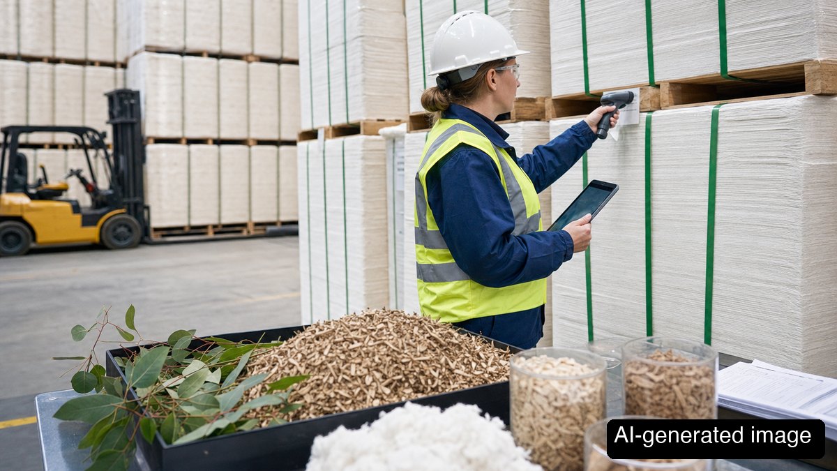 Reviewing pulp samples and material specifications