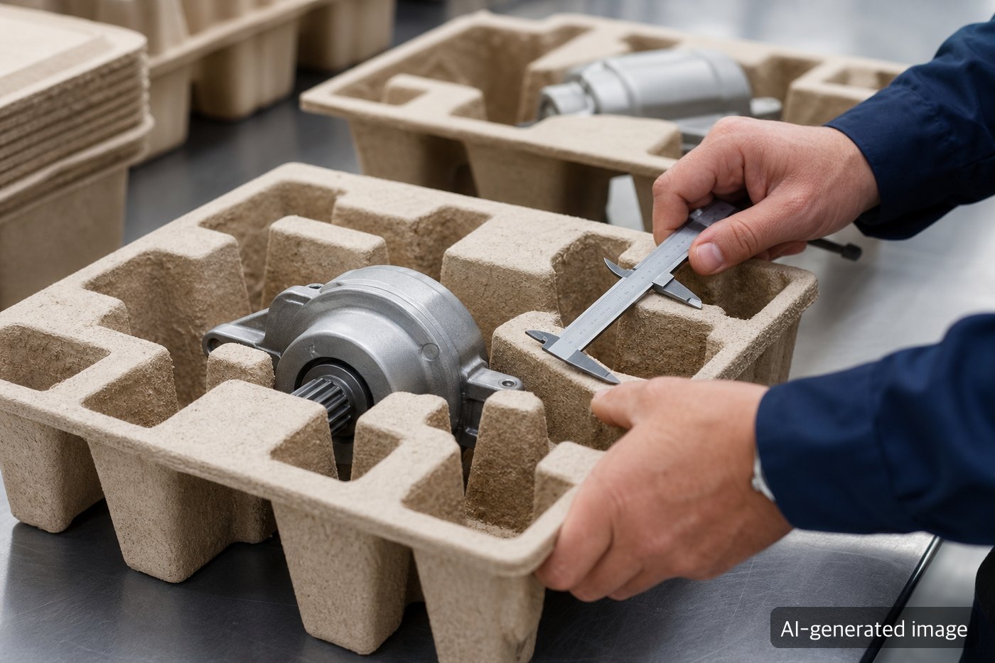 Preprocessing fallen leaves and agricultural residues into molded fiber slurry