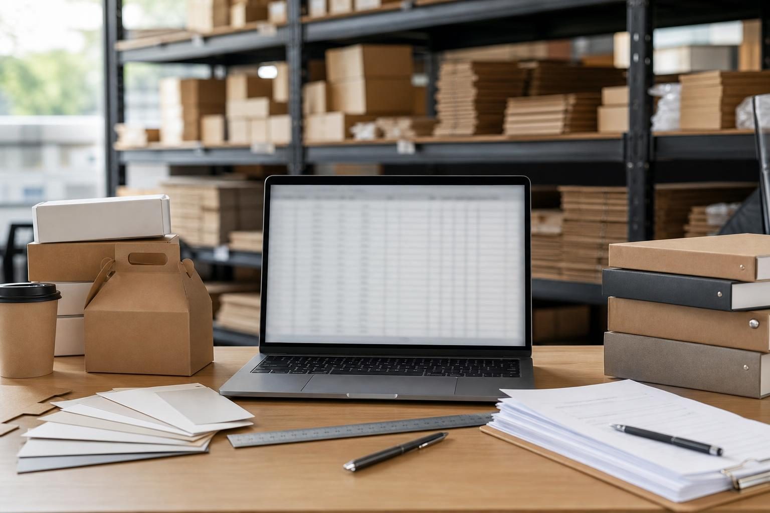 Packaging compliance reporting data collection workflow
