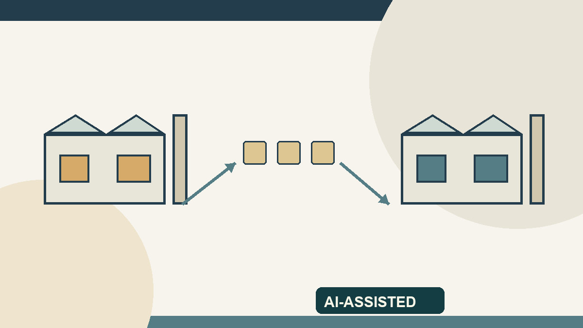 AI-assisted editor-drawn conceptual link between manufacturing site, approved inventory and shipment evidence per order