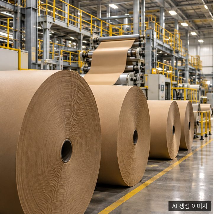 Conceptual illustration: generic containerboard mill, not a Smurfit Westrock facility