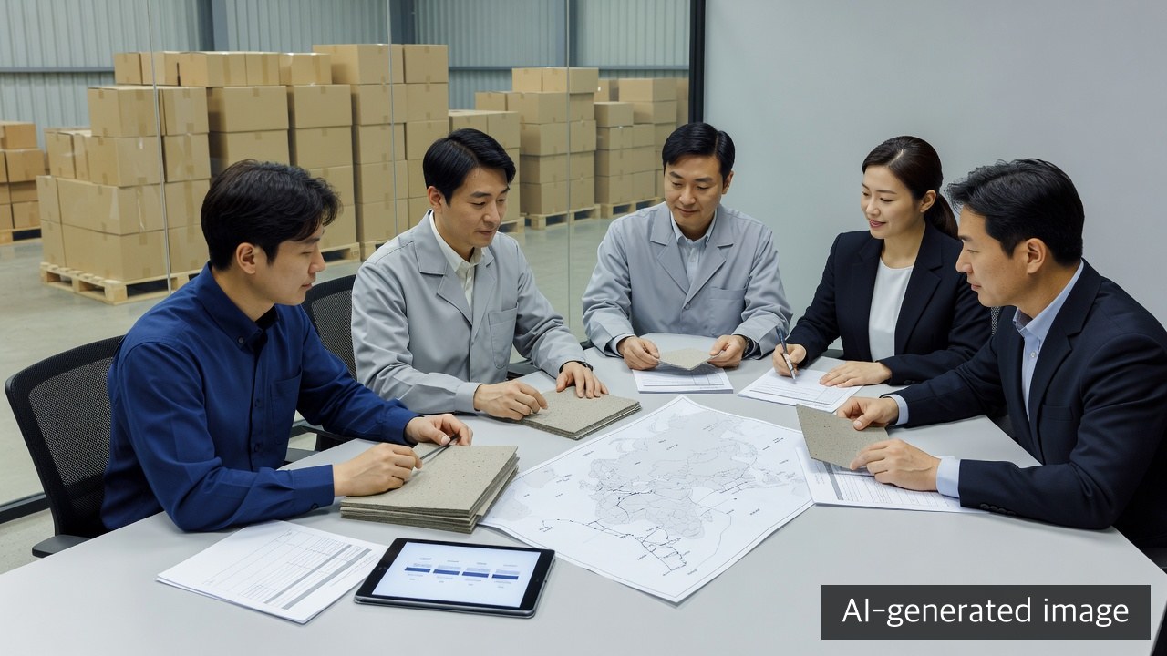 Illustrative procurement, quality and logistics review of recovered-fibre depot status, paper-machine production and shipment timing