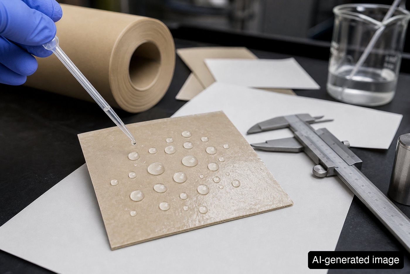 Inspecting barrier paper coating on a converting line