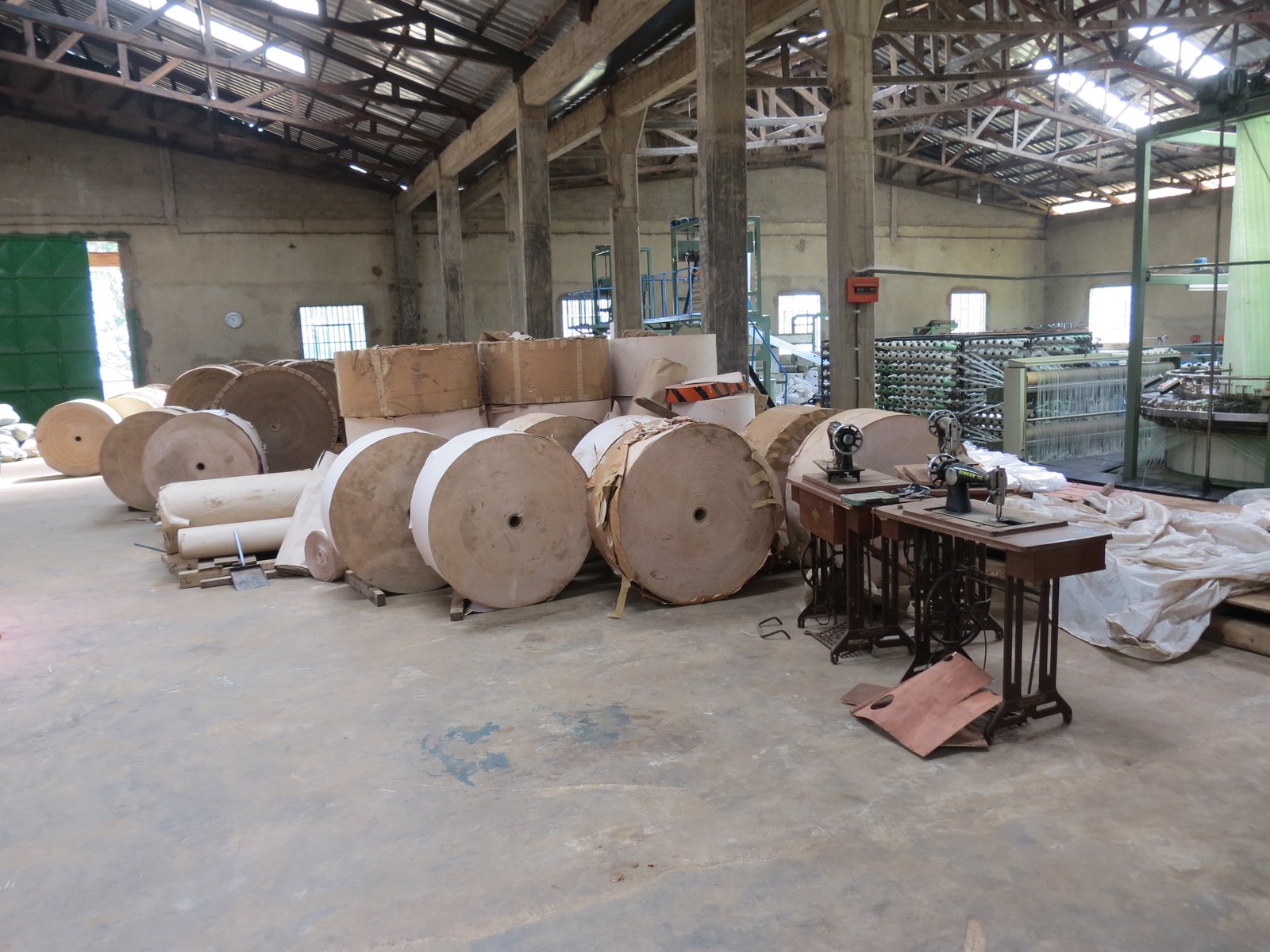 Paper rolls at another manufacturing facility, not Visy
